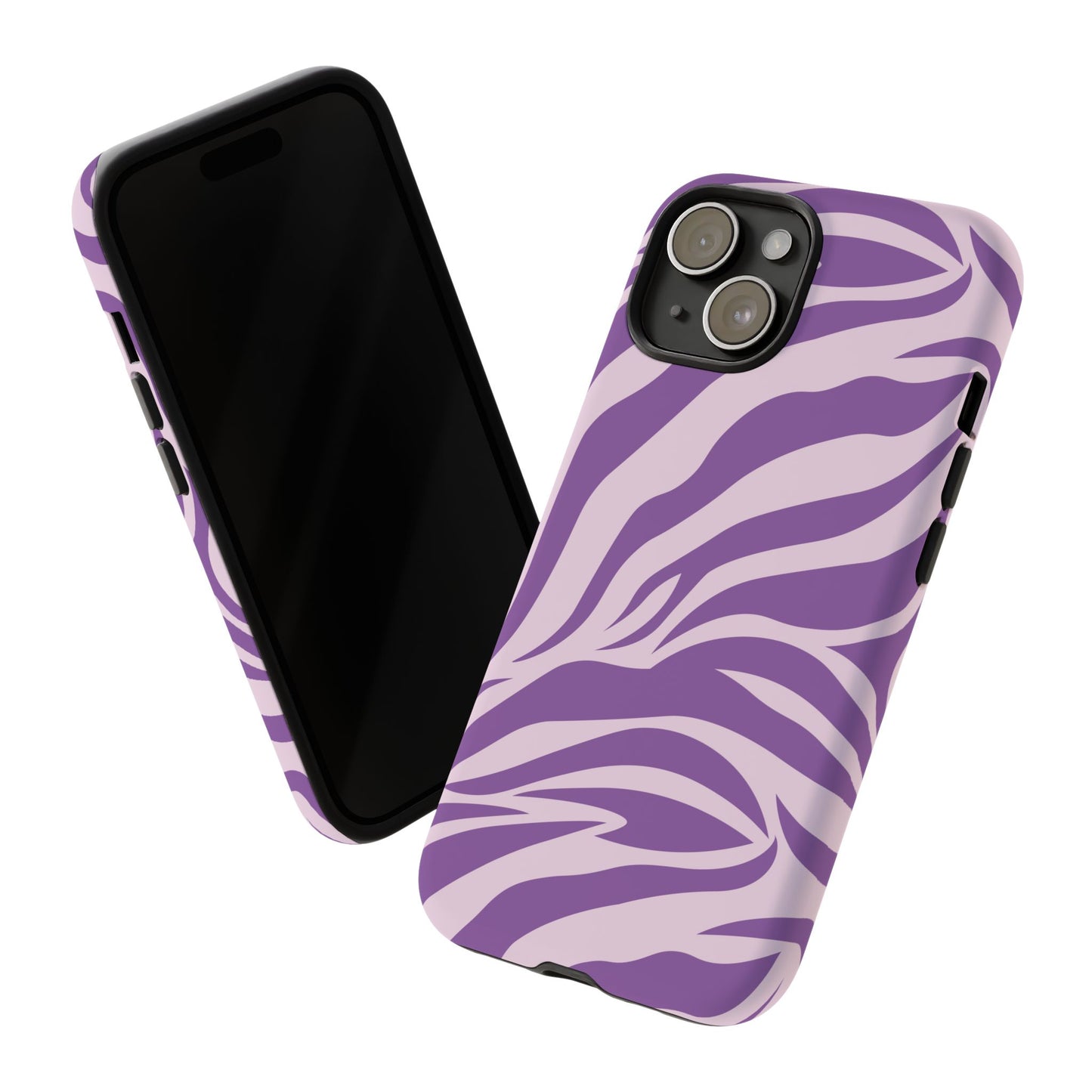 Wild Vibes Purple Animal Print Phone Case