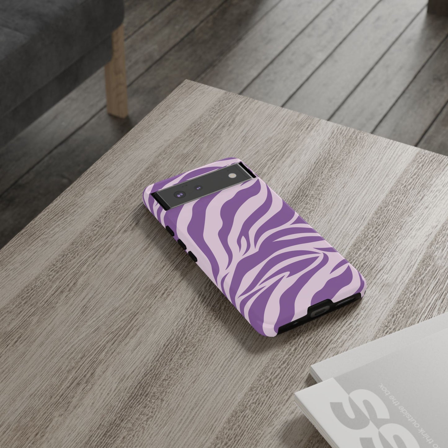 Wild Vibes Purple Animal Print Phone Case