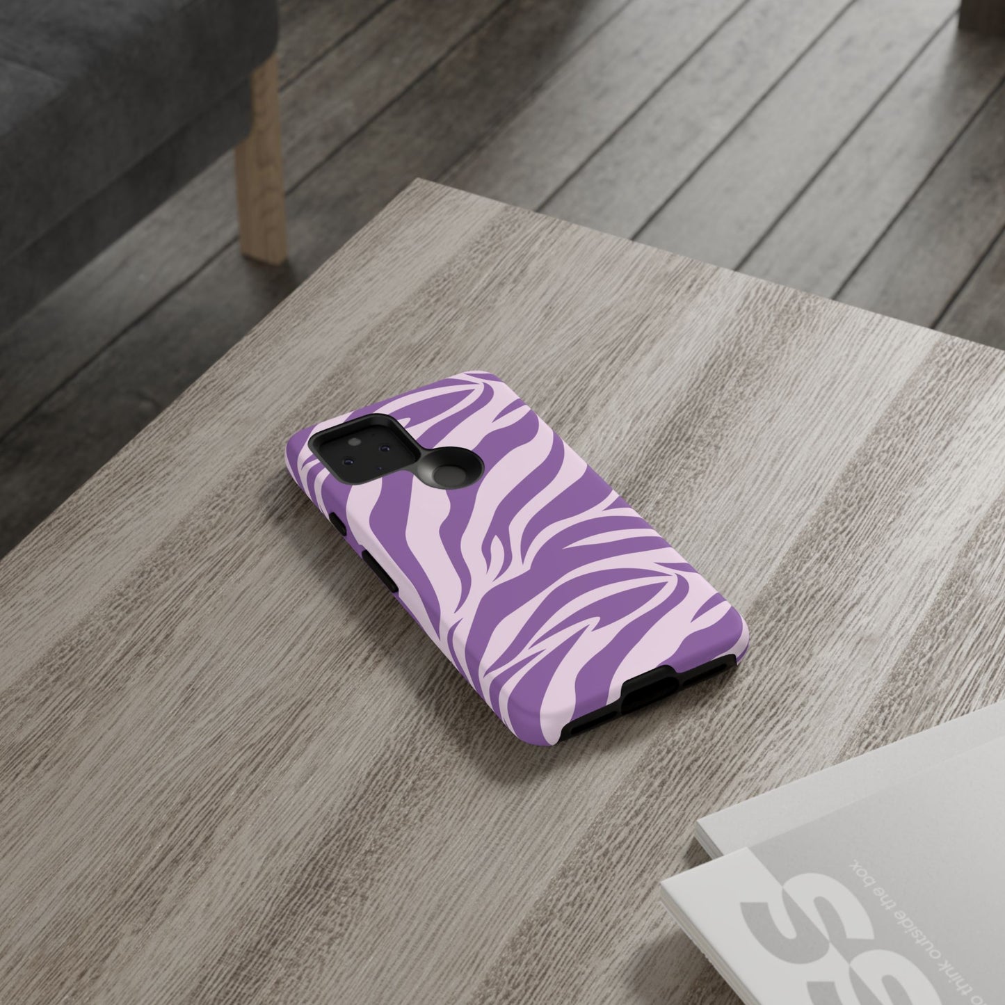 Wild Vibes Purple Animal Print Phone Case