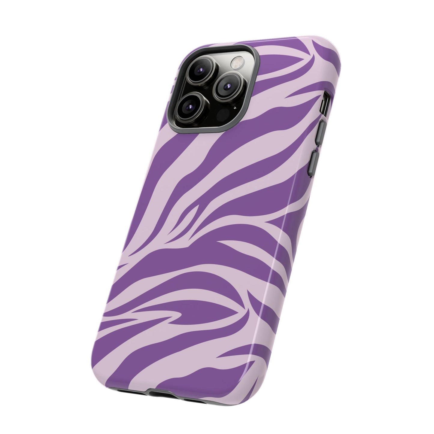 Wild Vibes Purple Animal Print Phone Case