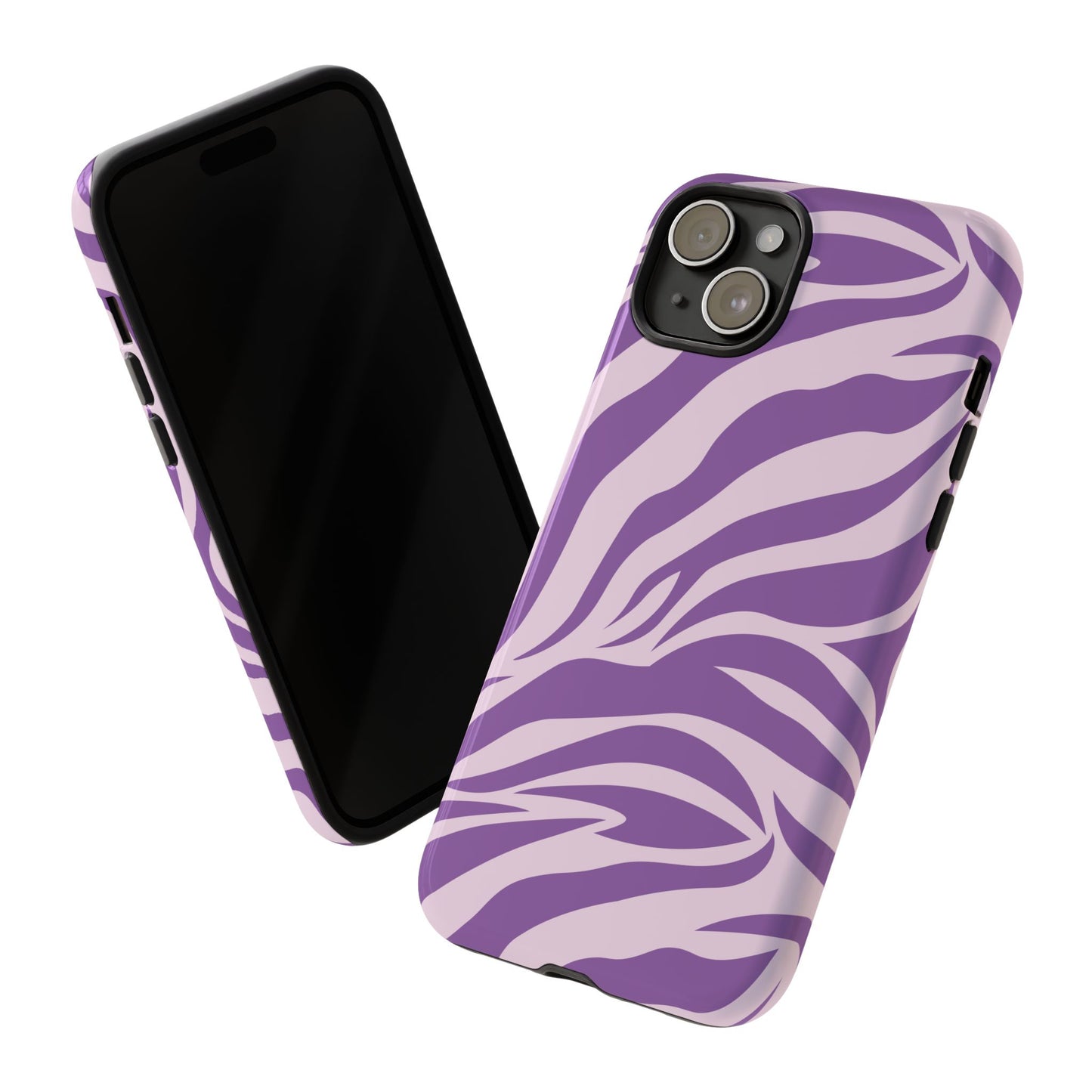 Wild Vibes Purple Animal Print Phone Case