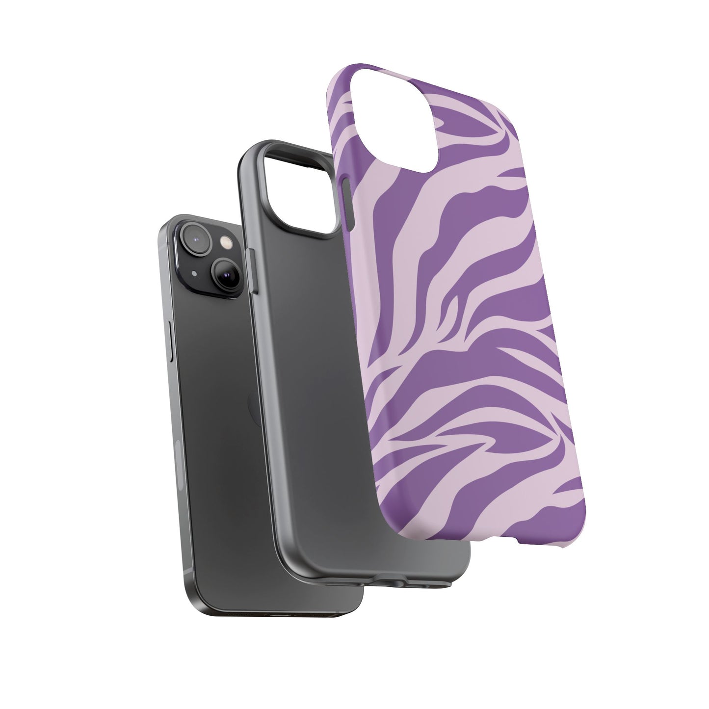 Wild Vibes Purple Animal Print Phone Case