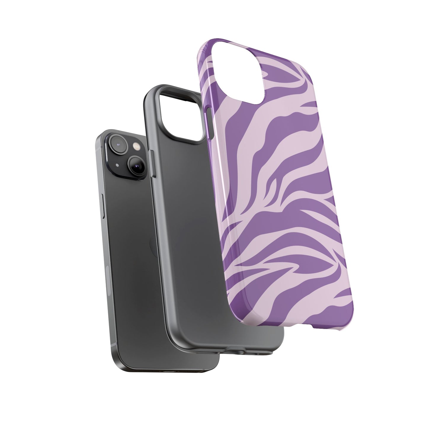 Wild Vibes Purple Animal Print Phone Case