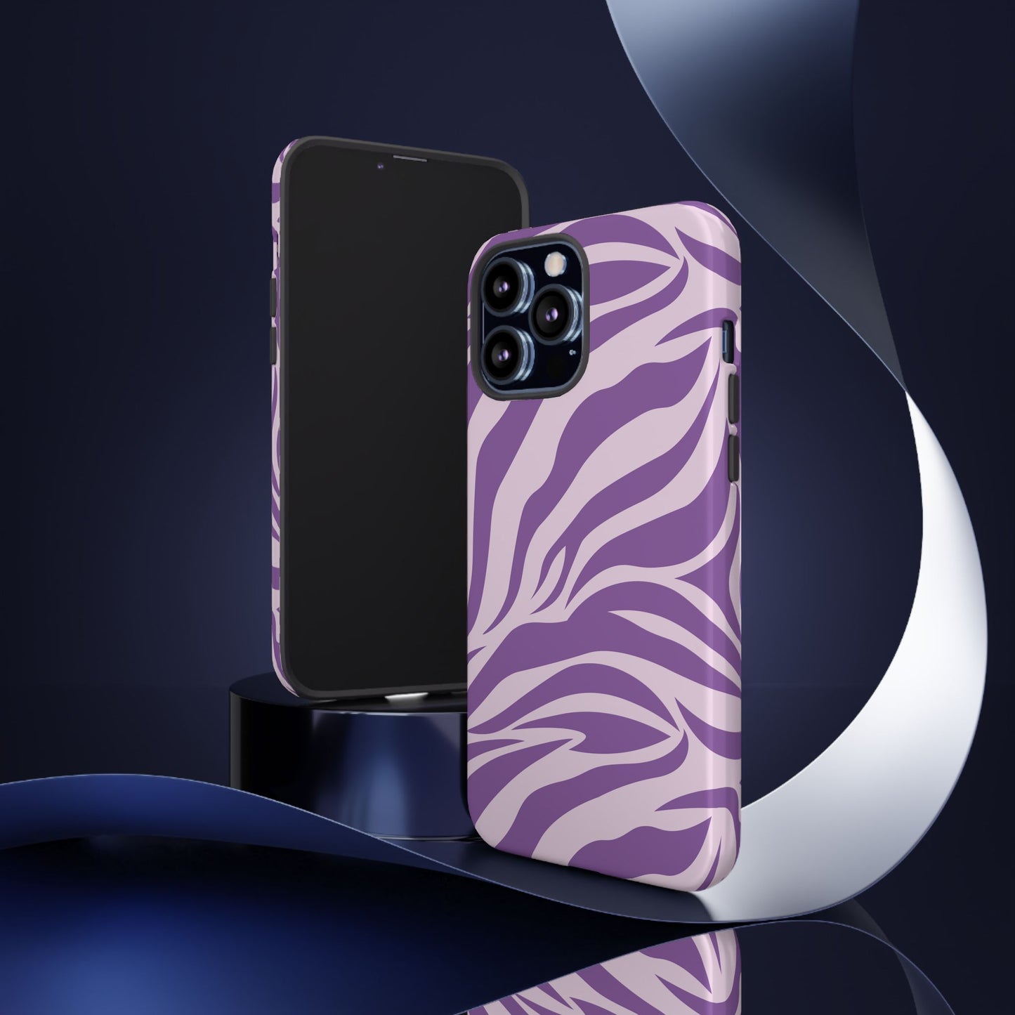 Wild Vibes Purple Animal Print Phone Case