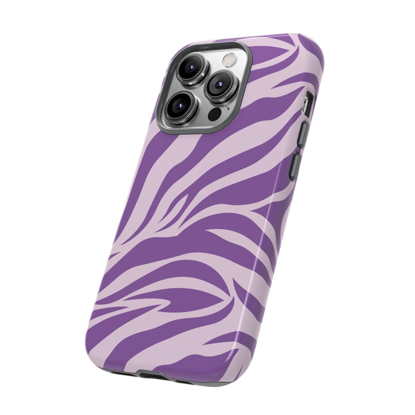 Wild Vibes Purple Animal Print Phone Case