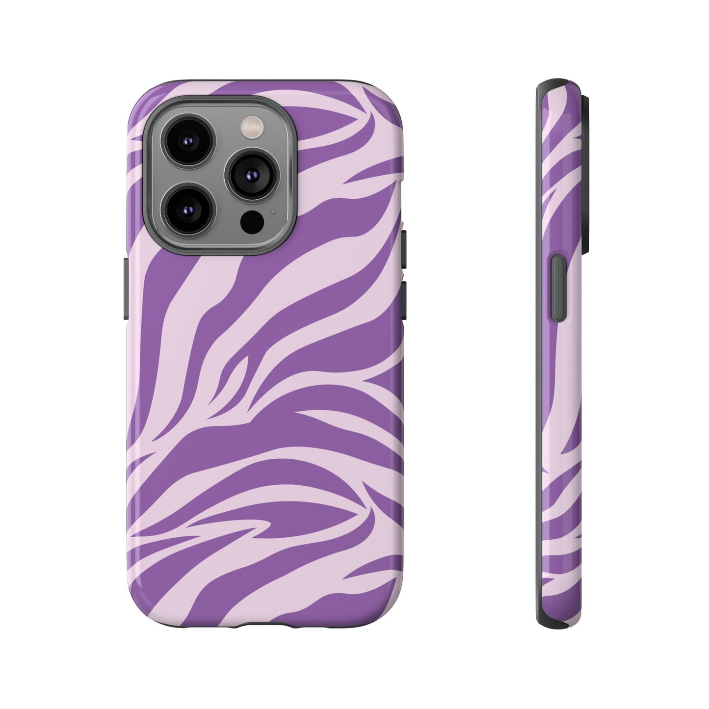 Wild Vibes Purple Animal Print Phone Case
