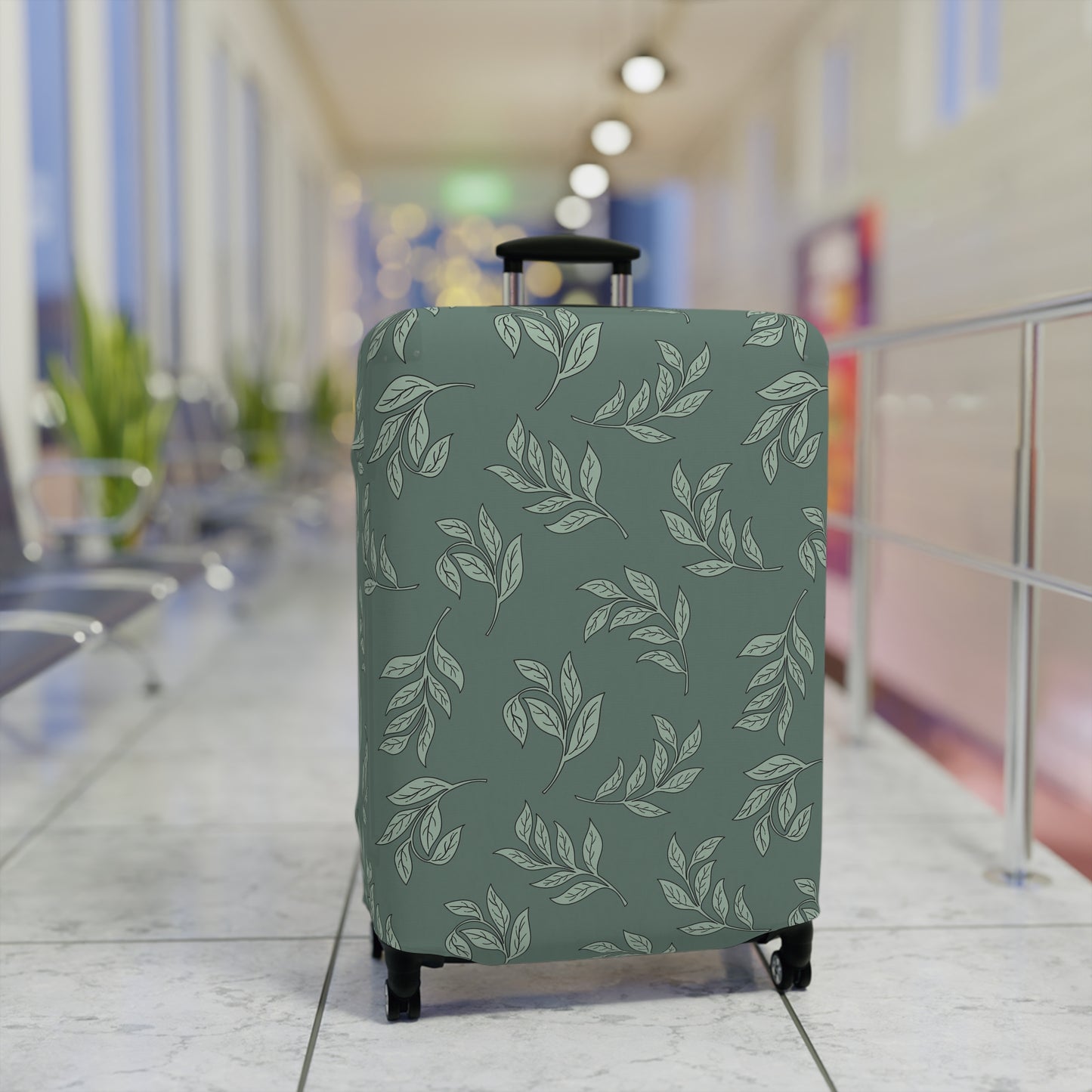 Green Luggage Cover