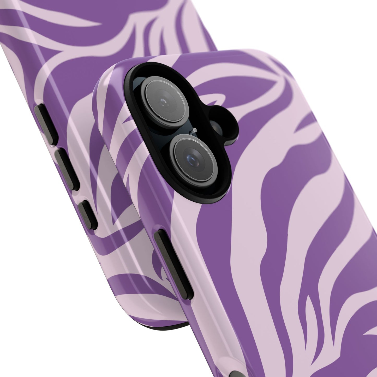 Wild Vibes Purple Animal Print Phone Case