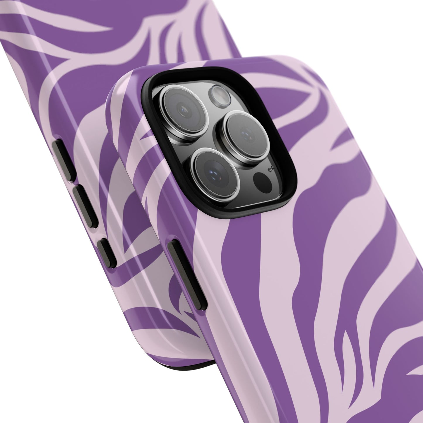 Wild Vibes Purple Animal Print Phone Case