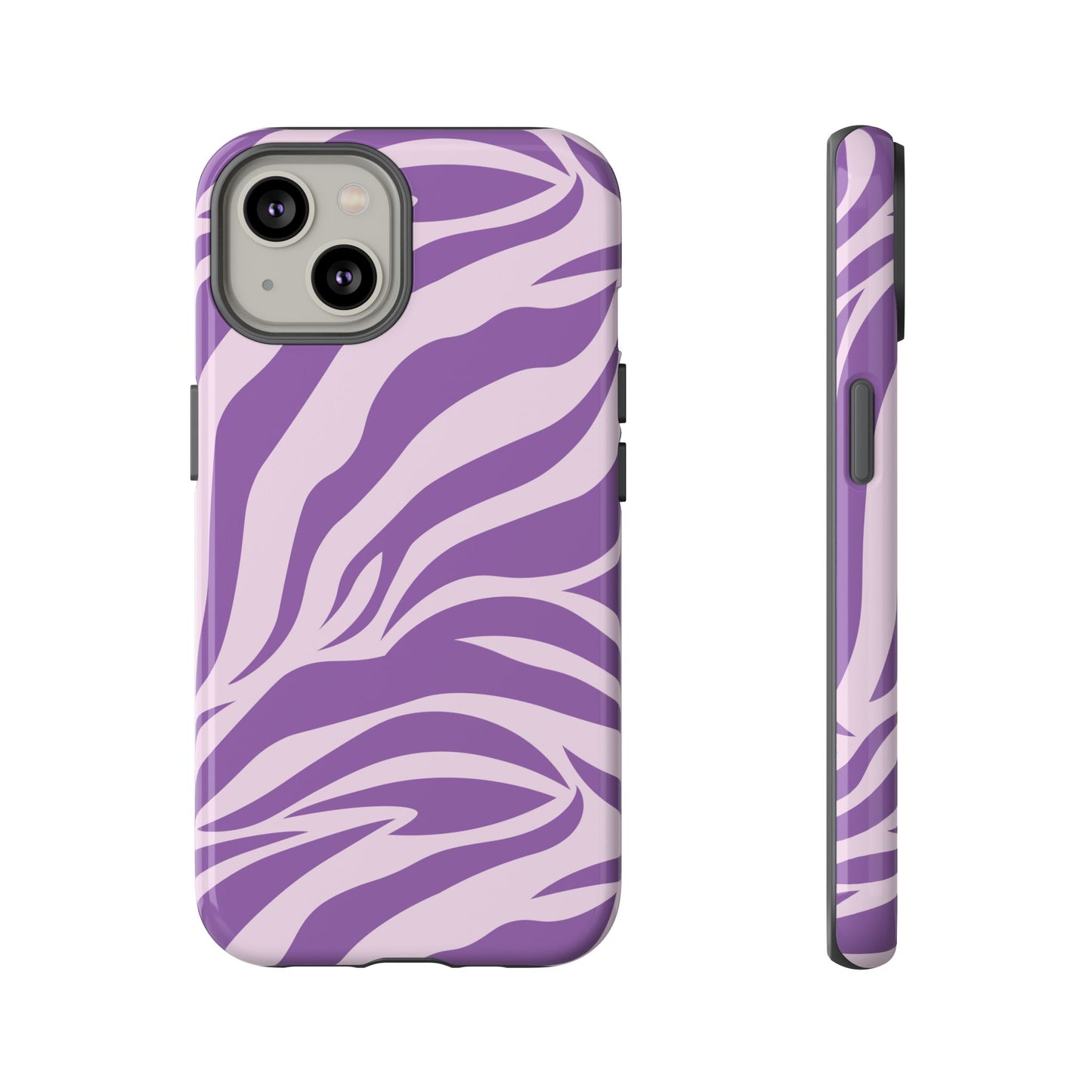 Wild Vibes Purple Animal Print Phone Case