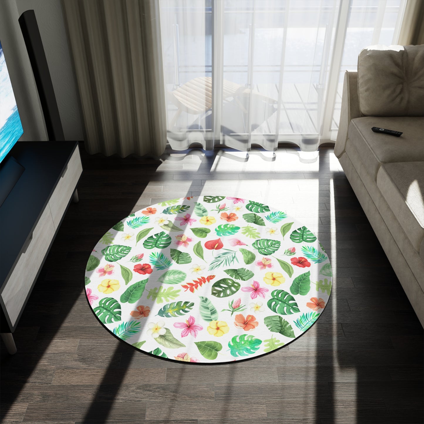 Tropical Bliss Round Rug