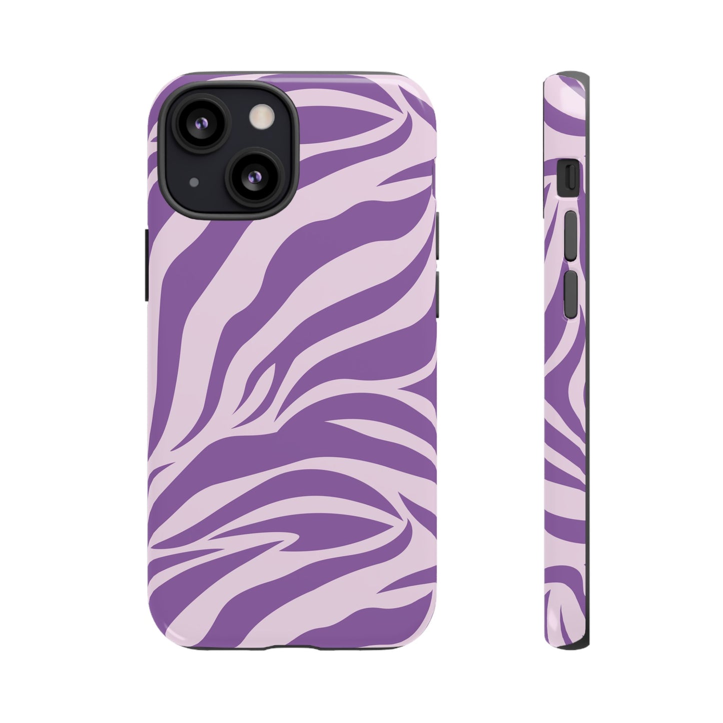 Wild Vibes Purple Animal Print Phone Case