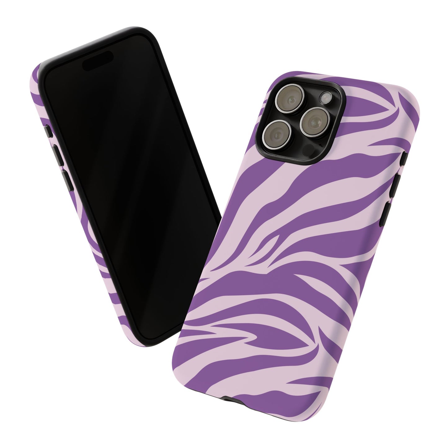 Wild Vibes Purple Animal Print Phone Case