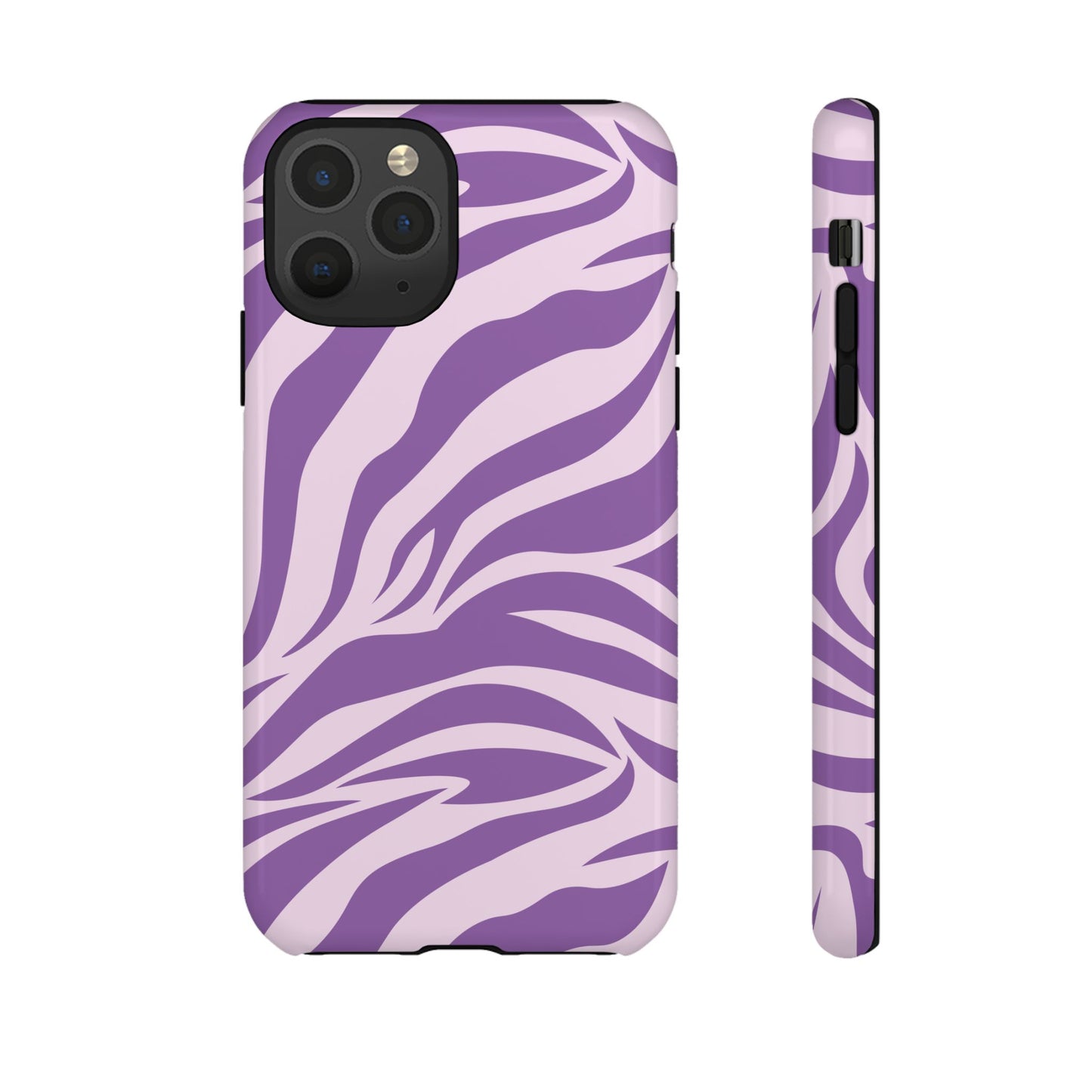 Wild Vibes Purple Animal Print Phone Case
