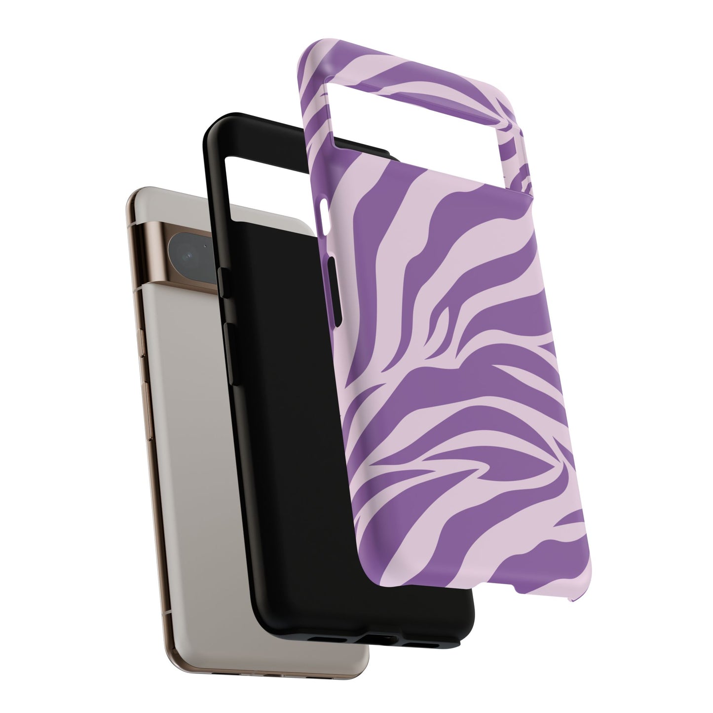Wild Vibes Purple Animal Print Phone Case