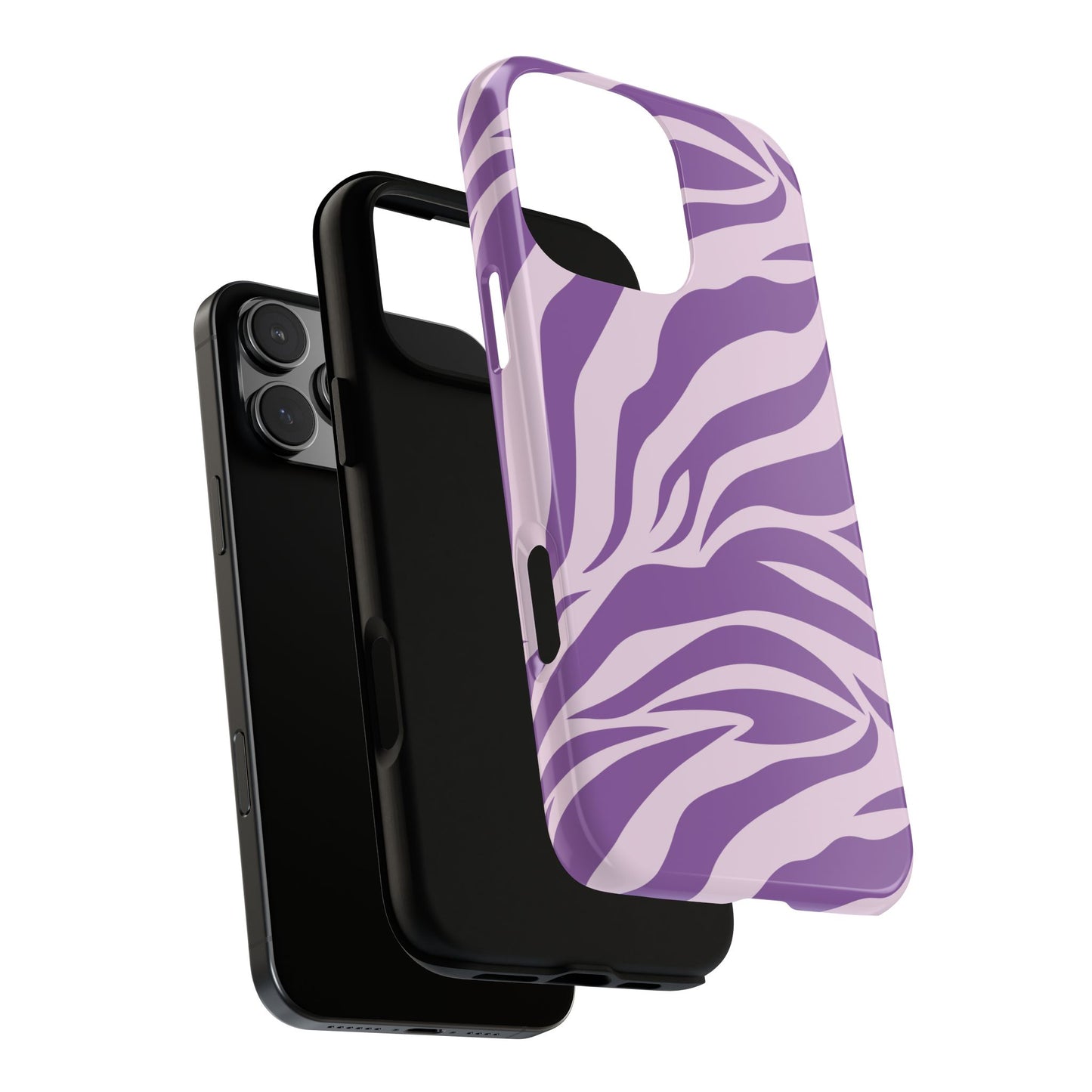 Wild Vibes Purple Animal Print Phone Case