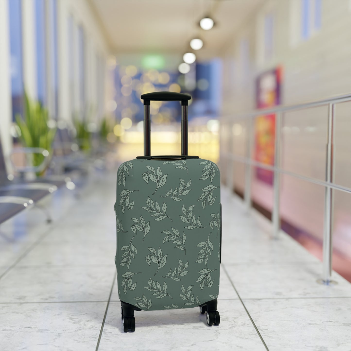 Green Luggage Cover