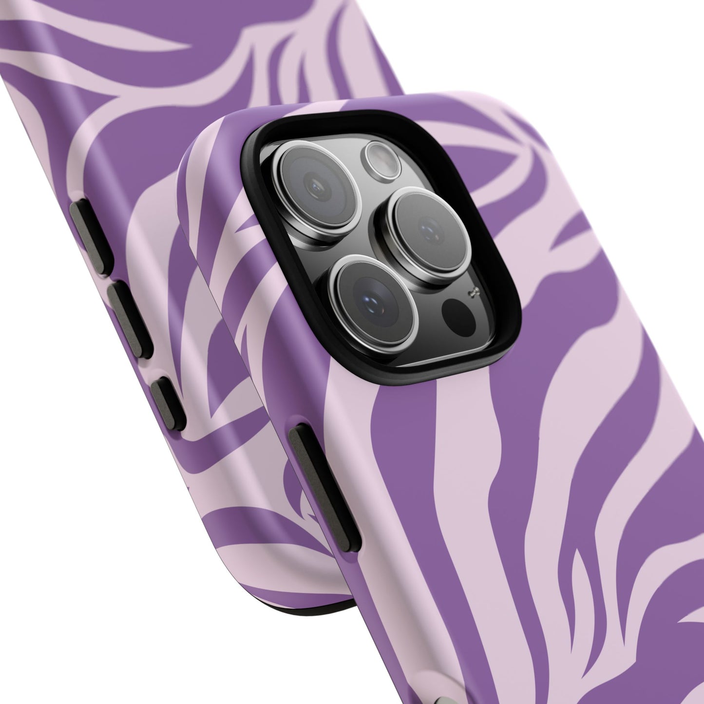 Wild Vibes Purple Animal Print Phone Case