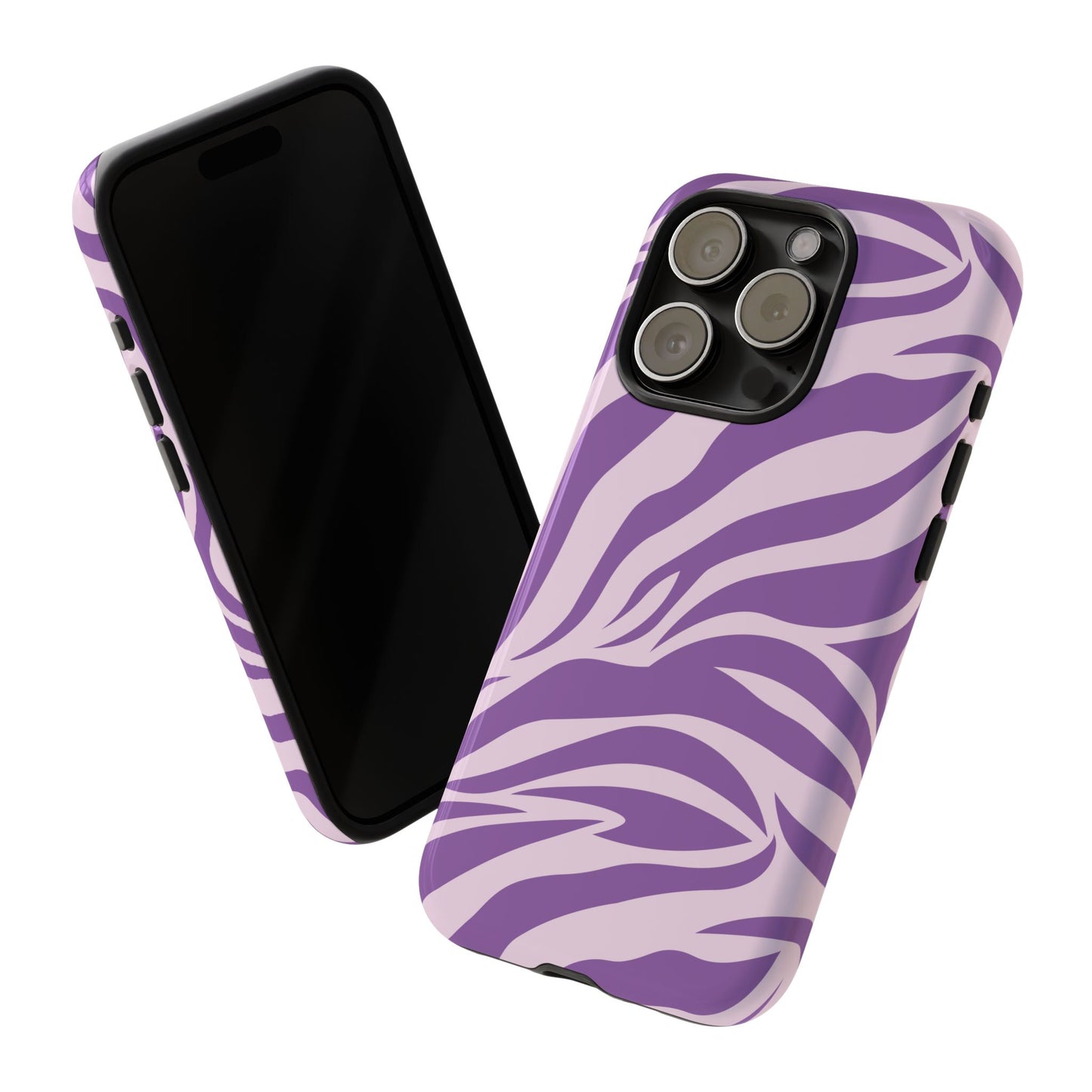 Wild Vibes Purple Animal Print Phone Case