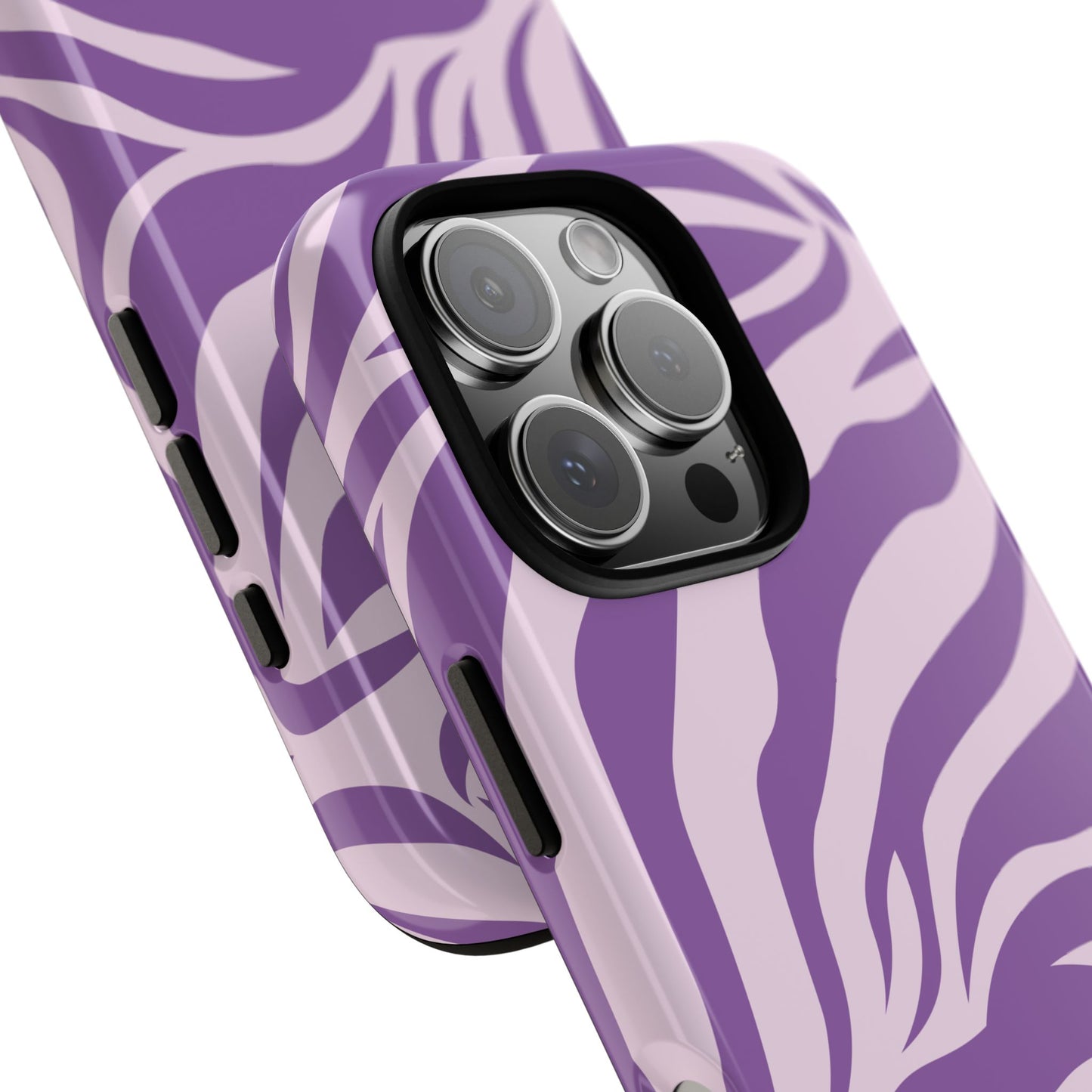 Wild Vibes Purple Animal Print Phone Case