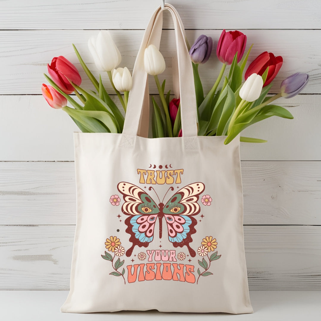 Boho Vision Cotton Canvas Tote