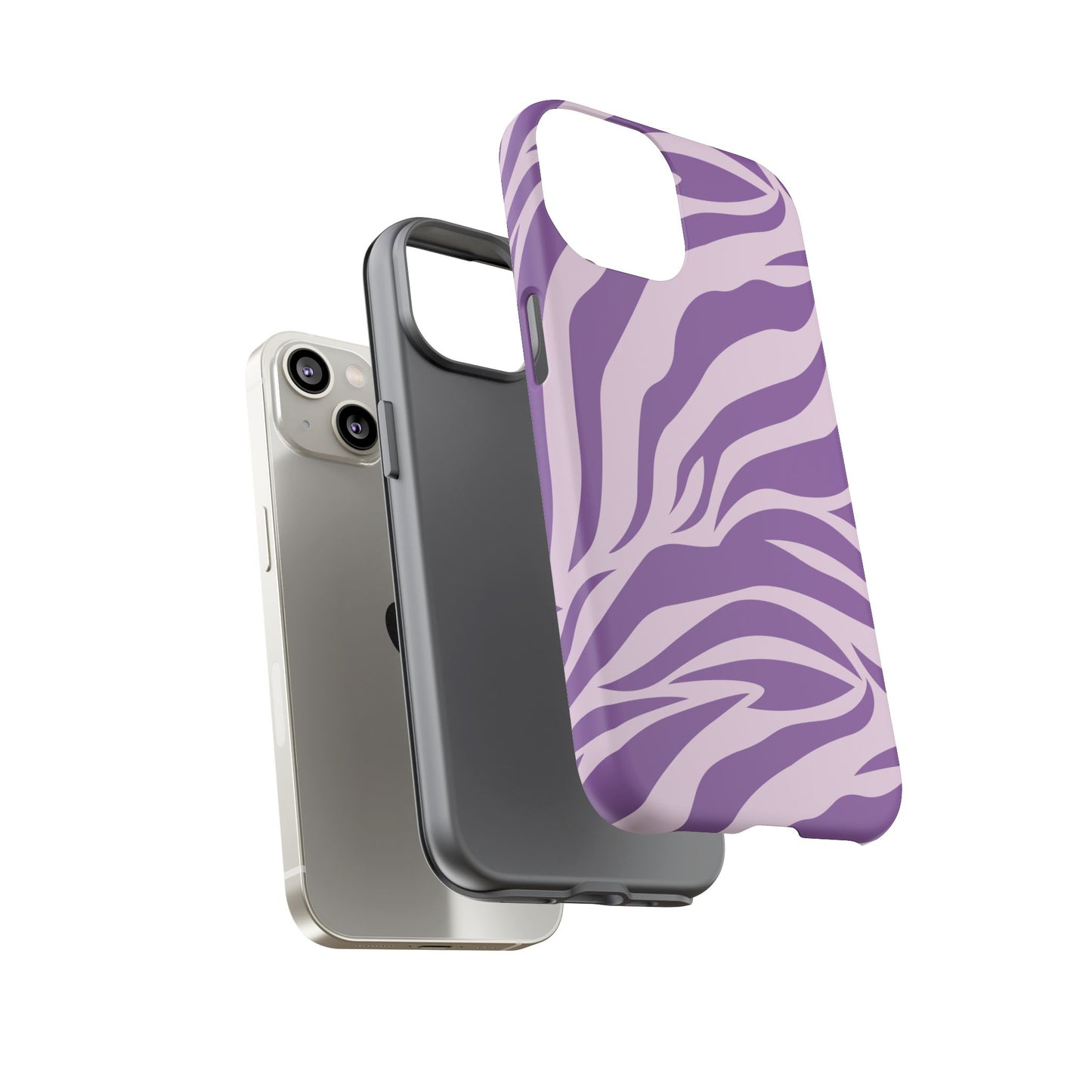 Wild Vibes Purple Animal Print Phone Case