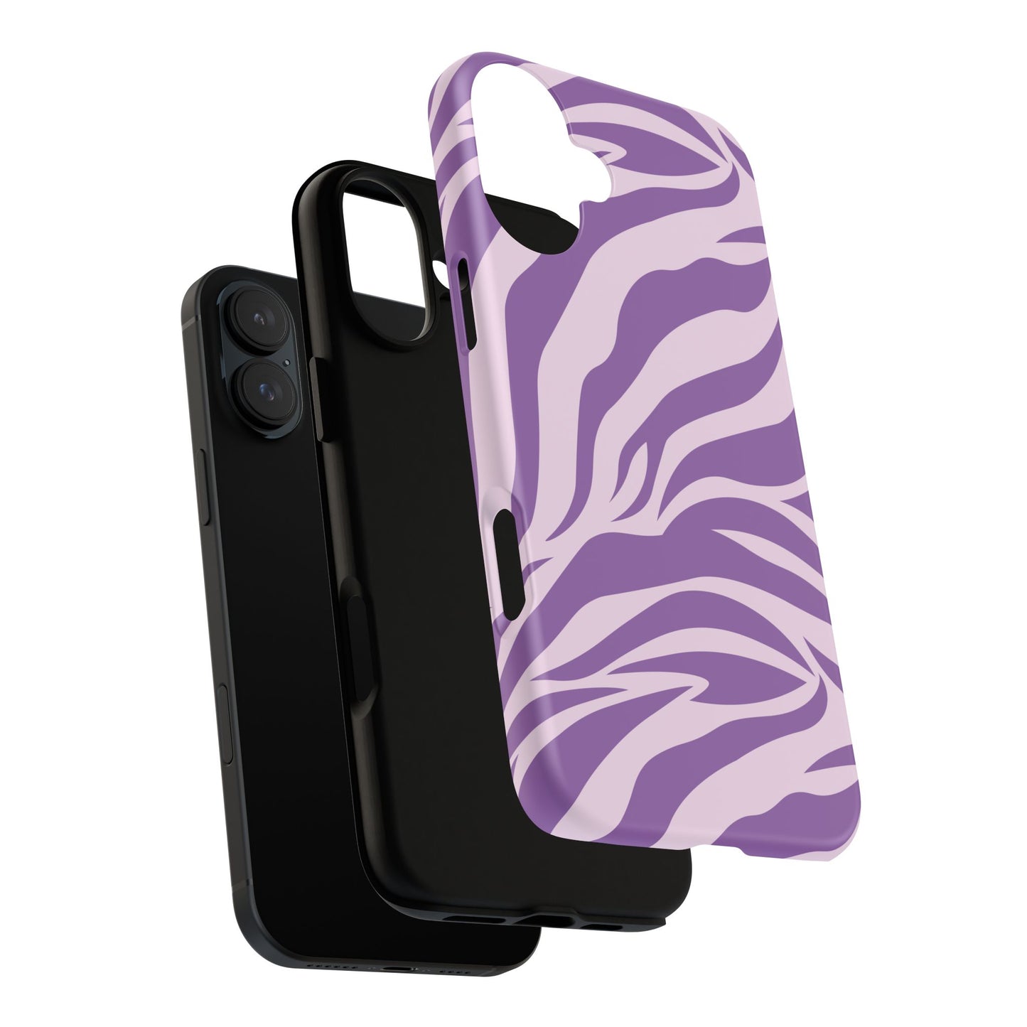 Wild Vibes Purple Animal Print Phone Case