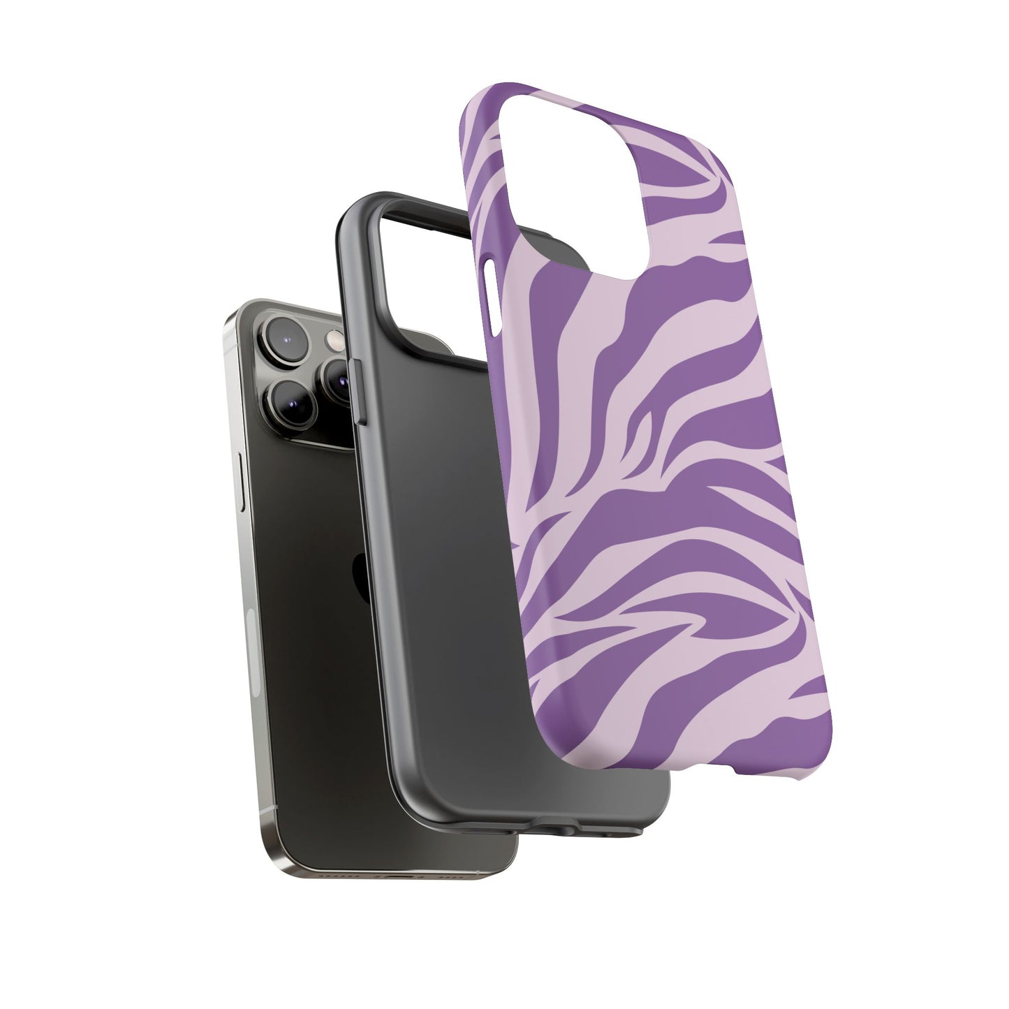 Wild Vibes Purple Animal Print Phone Case