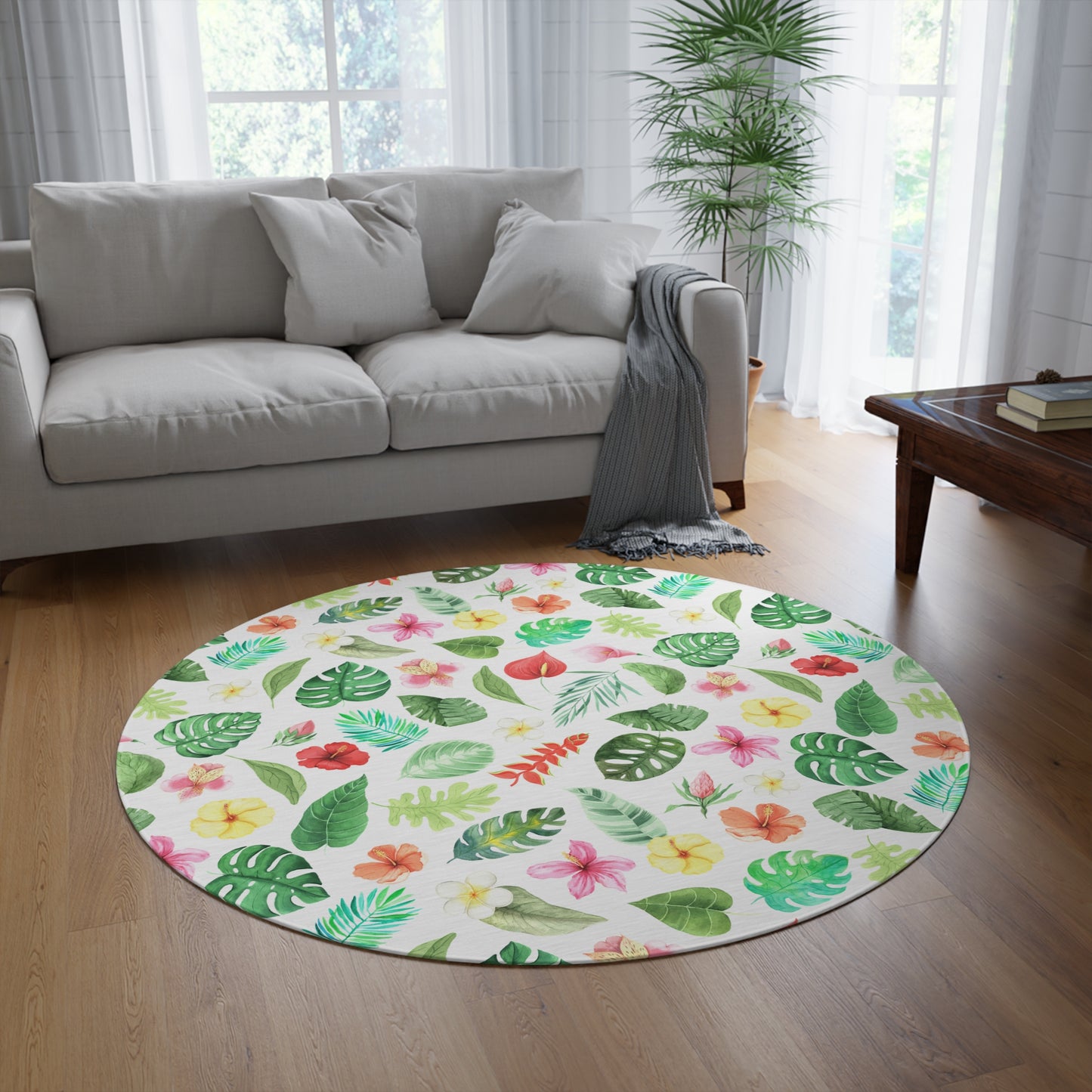 Tropical Bliss Round Rug