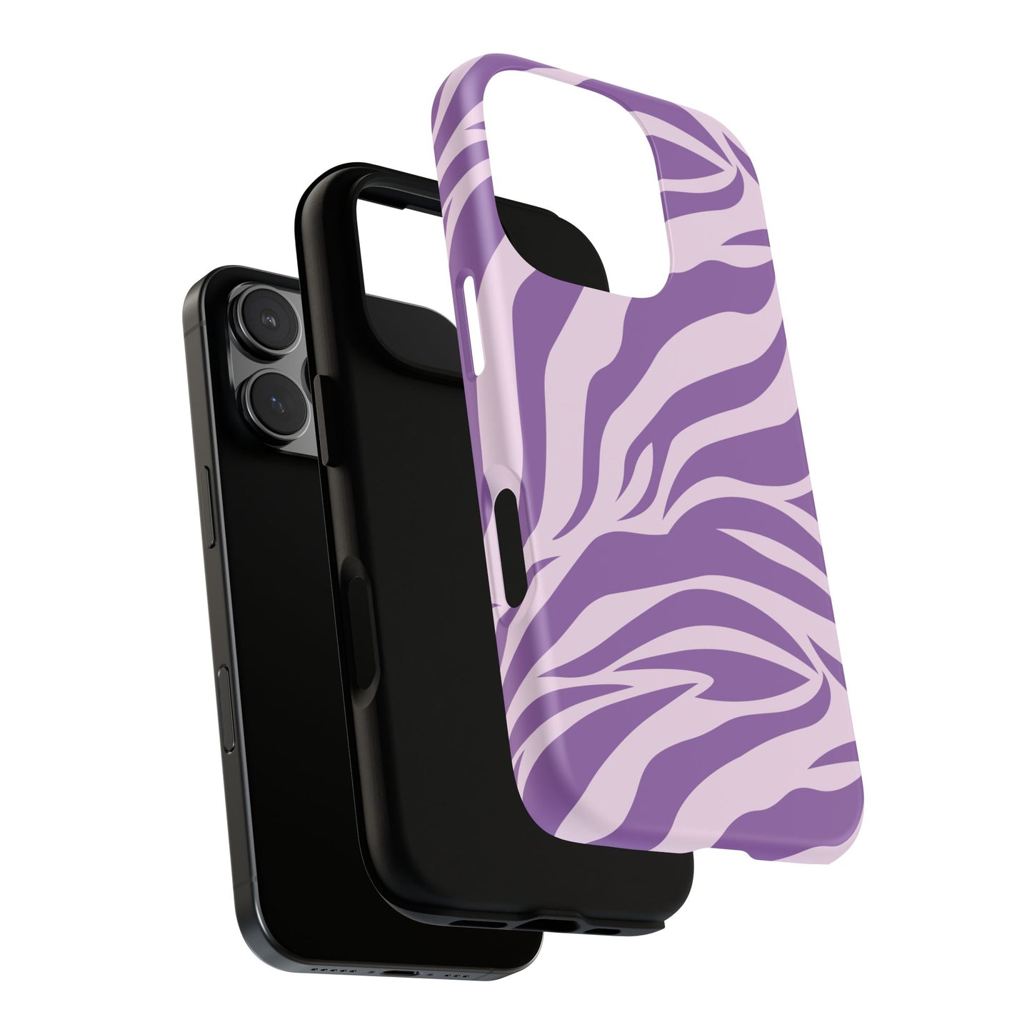 Wild Vibes Purple Animal Print Phone Case
