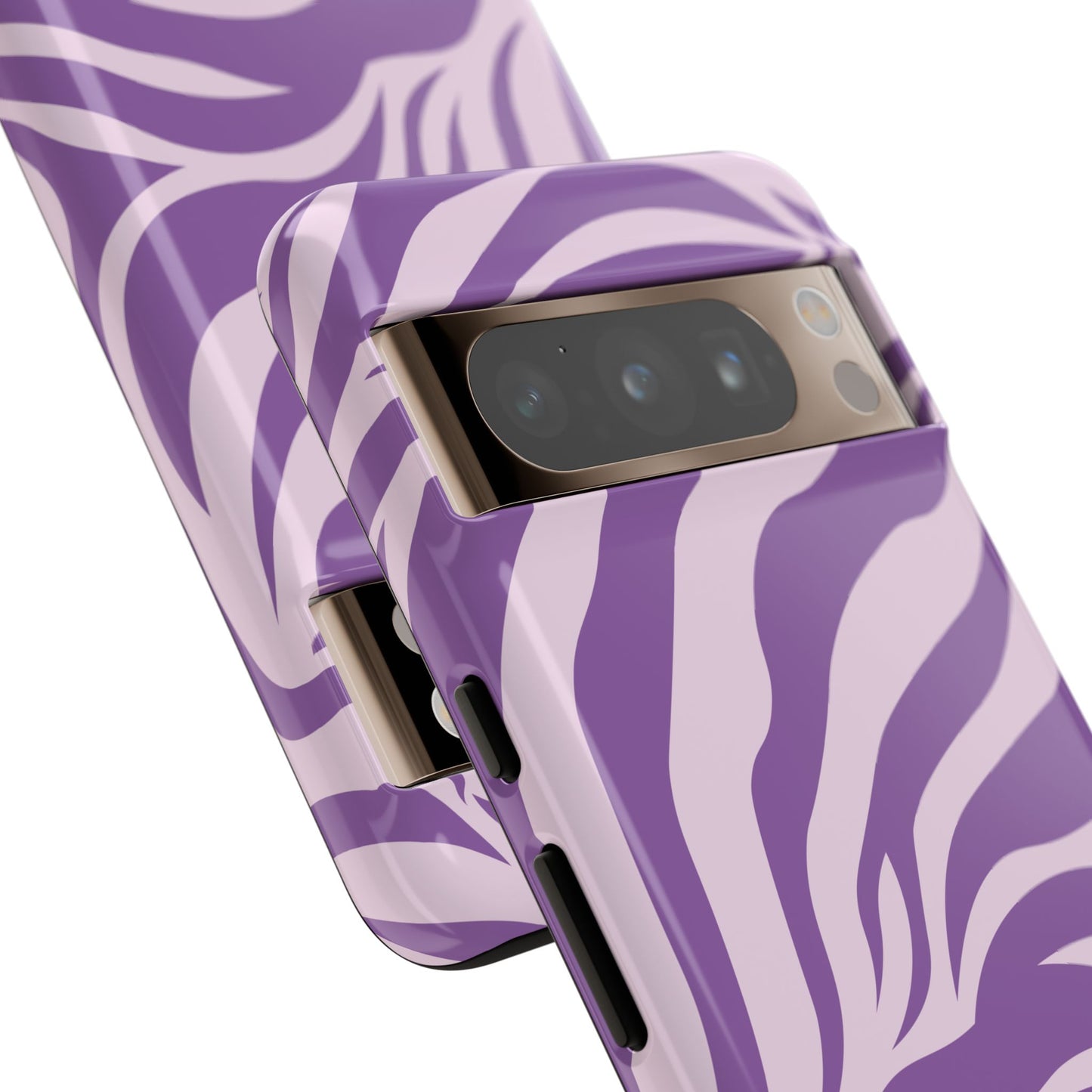 Wild Vibes Purple Animal Print Phone Case