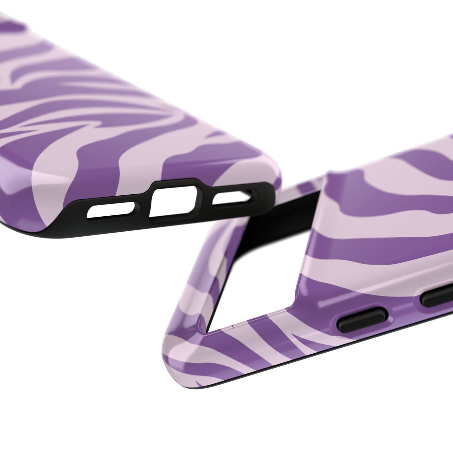 Wild Vibes Purple Animal Print Phone Case