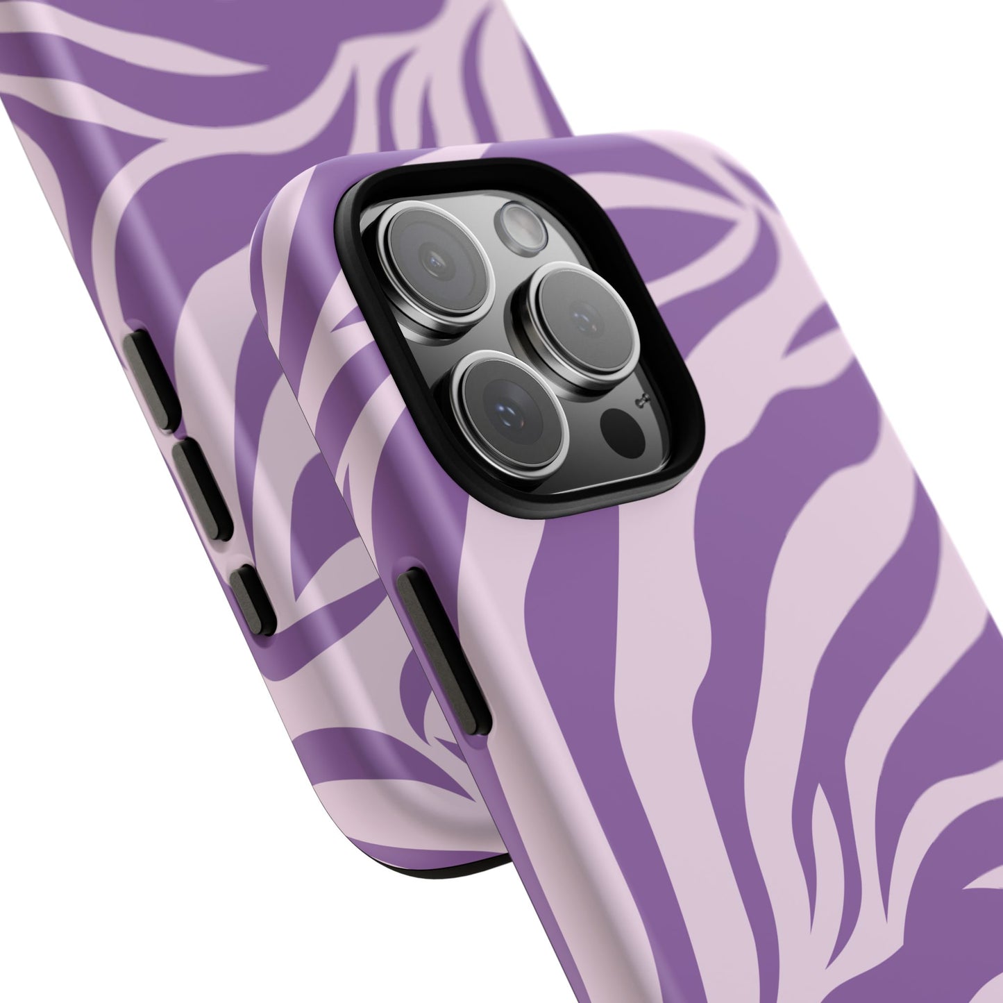 Wild Vibes Purple Animal Print Phone Case
