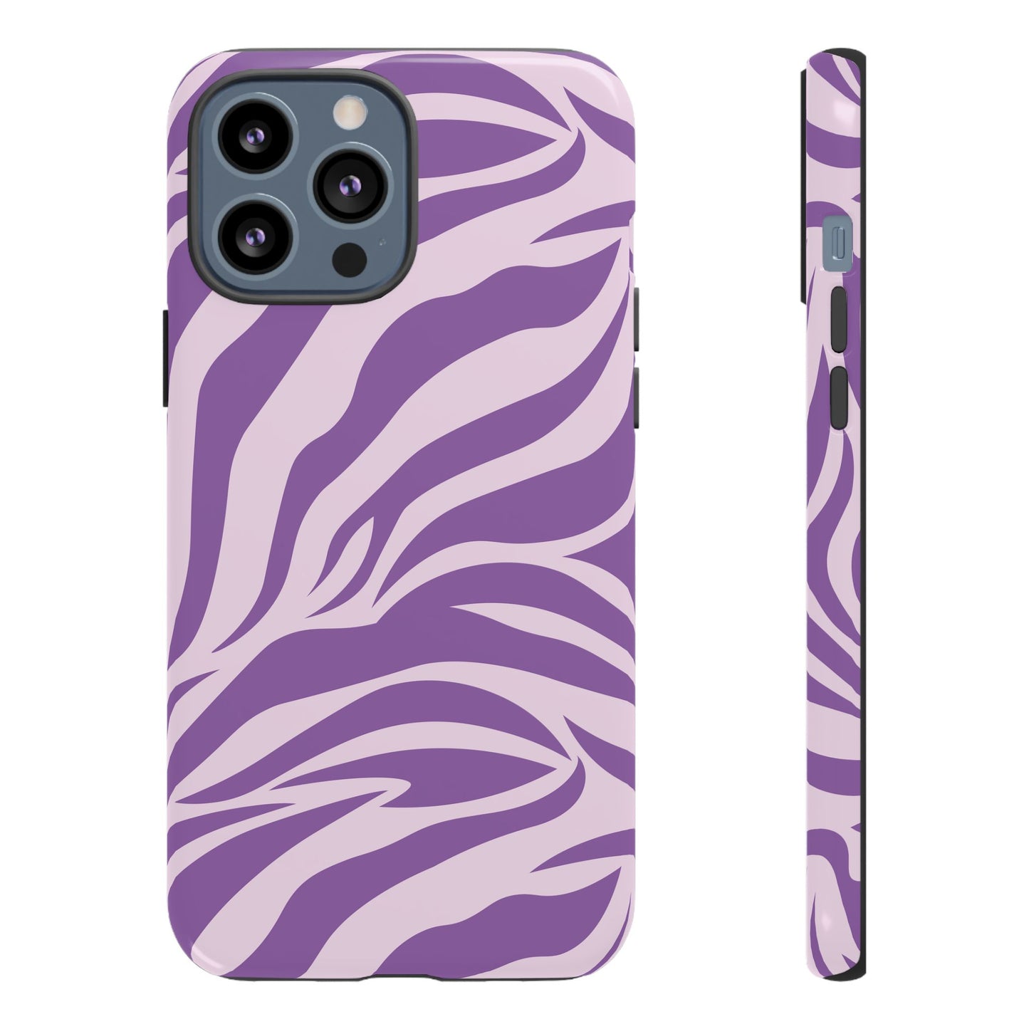 Wild Vibes Purple Animal Print Phone Case