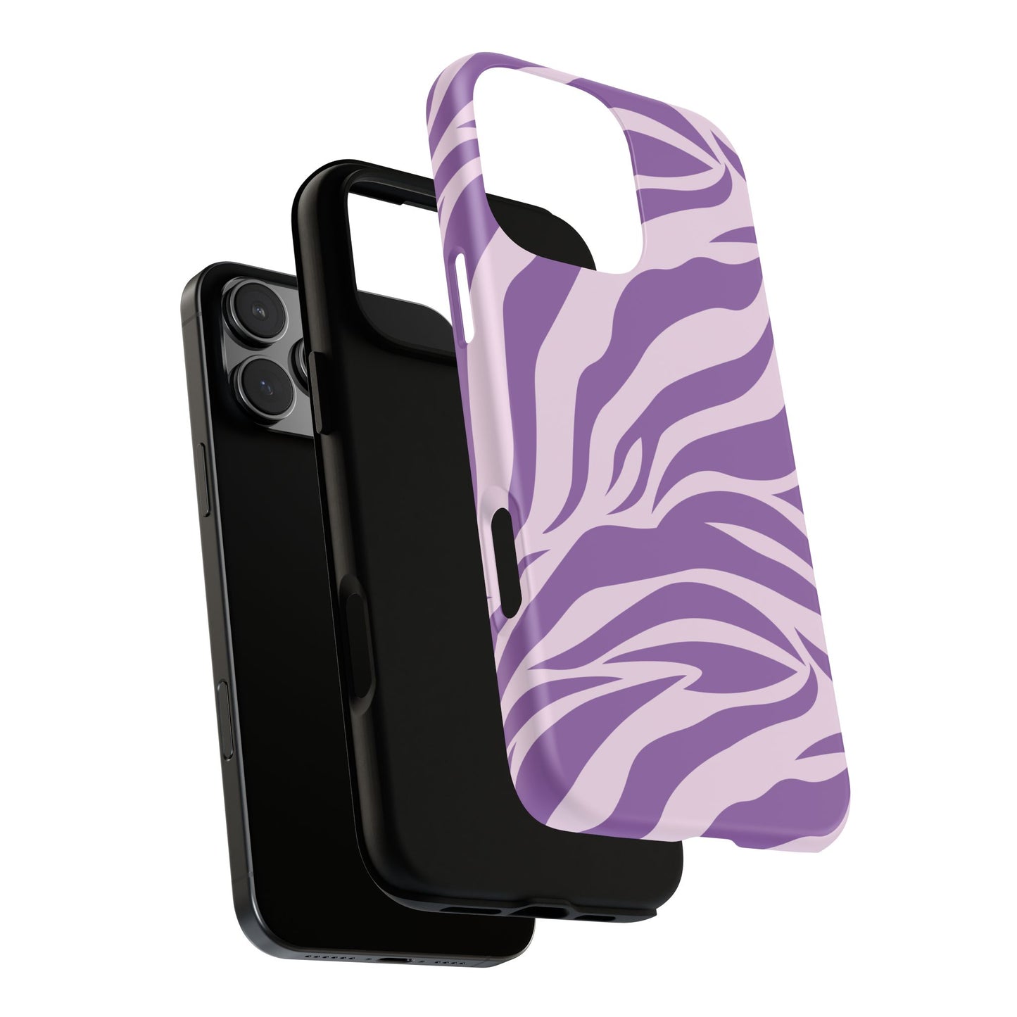 Wild Vibes Purple Animal Print Phone Case
