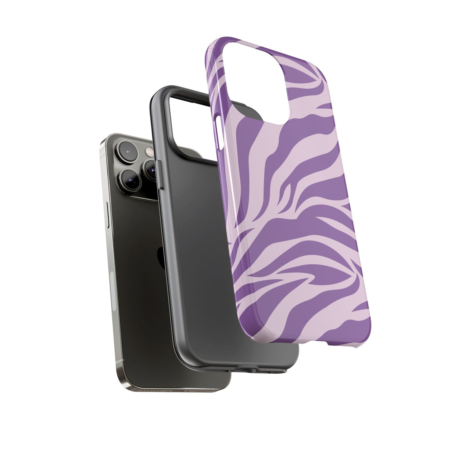 Wild Vibes Purple Animal Print Phone Case