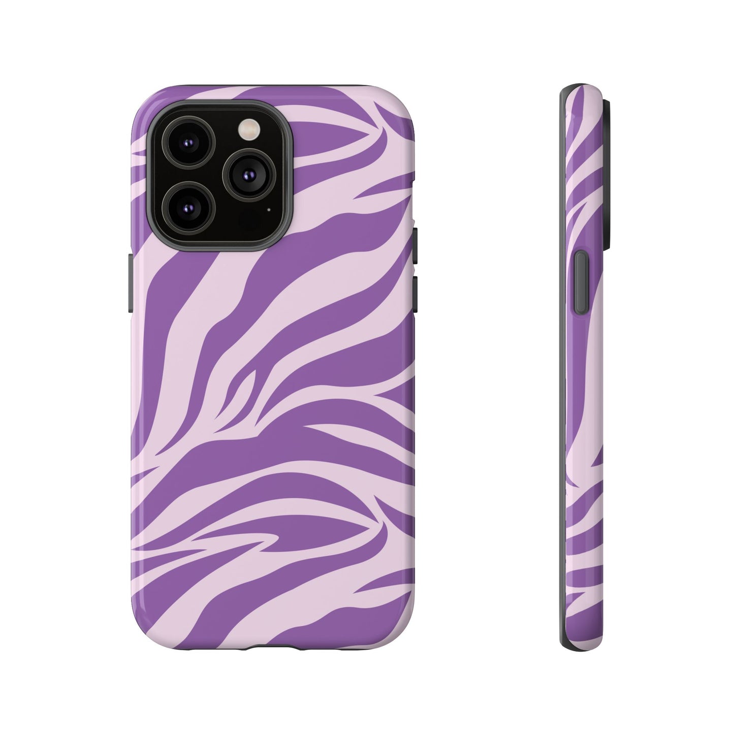 Wild Vibes Purple Animal Print Phone Case