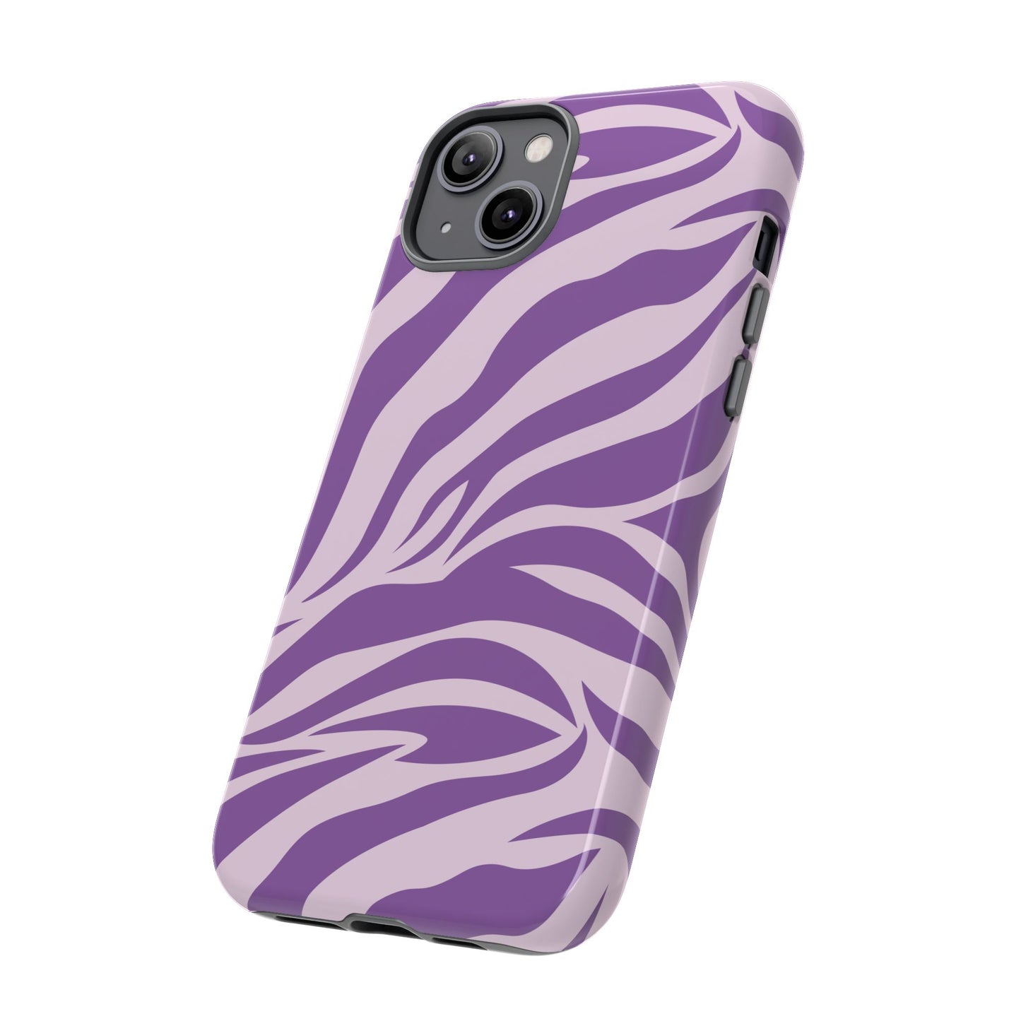 Wild Vibes Purple Animal Print Phone Case