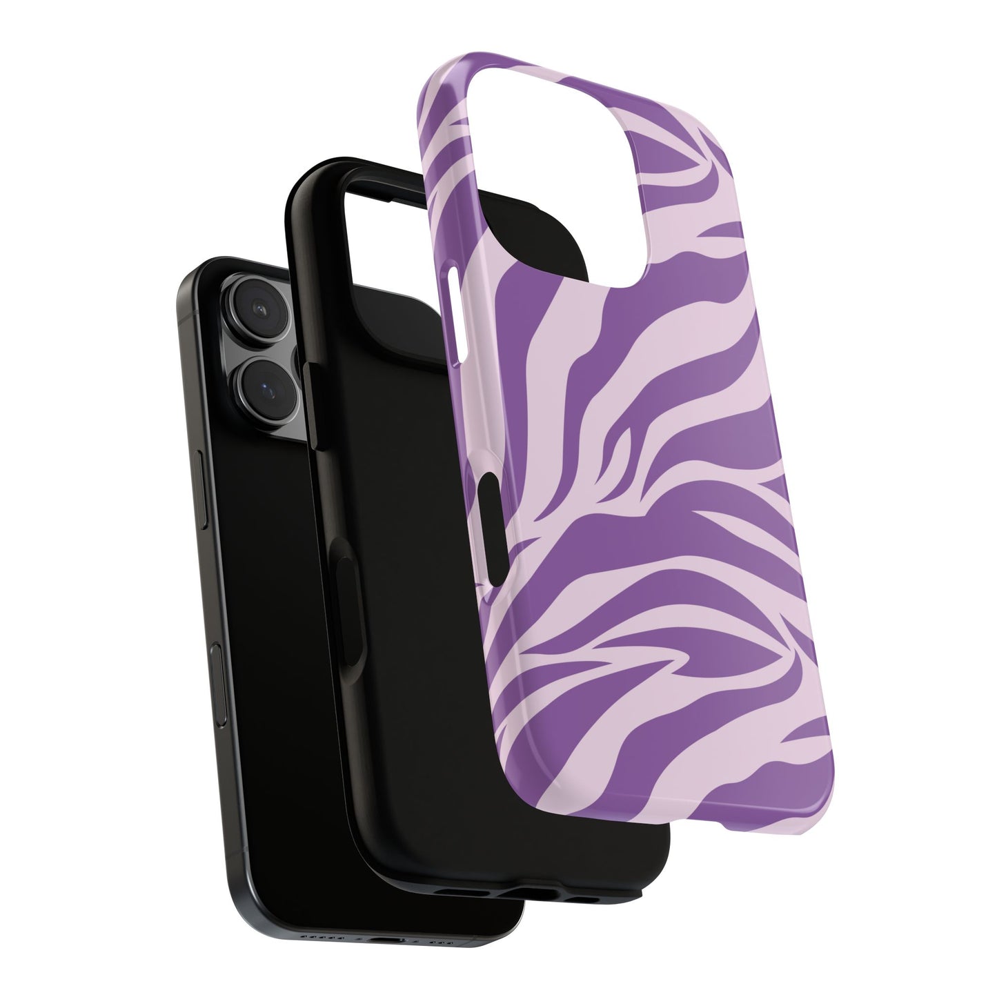 Wild Vibes Purple Animal Print Phone Case