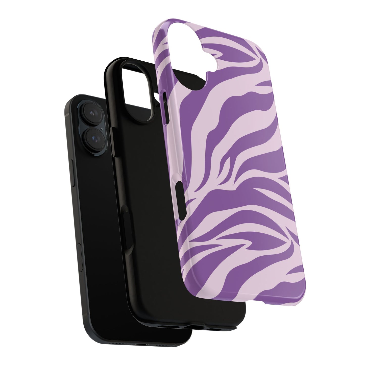 Wild Vibes Purple Animal Print Phone Case