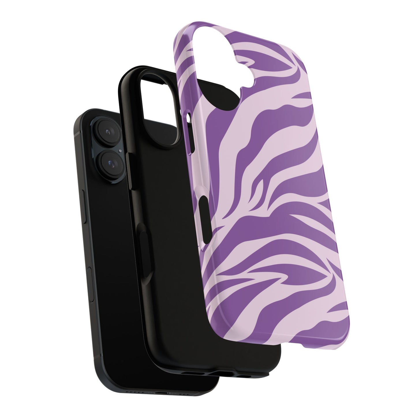Wild Vibes Purple Animal Print Phone Case