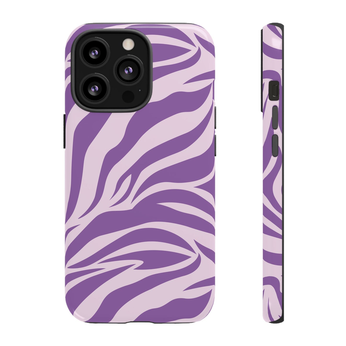 Wild Vibes Purple Animal Print Phone Case