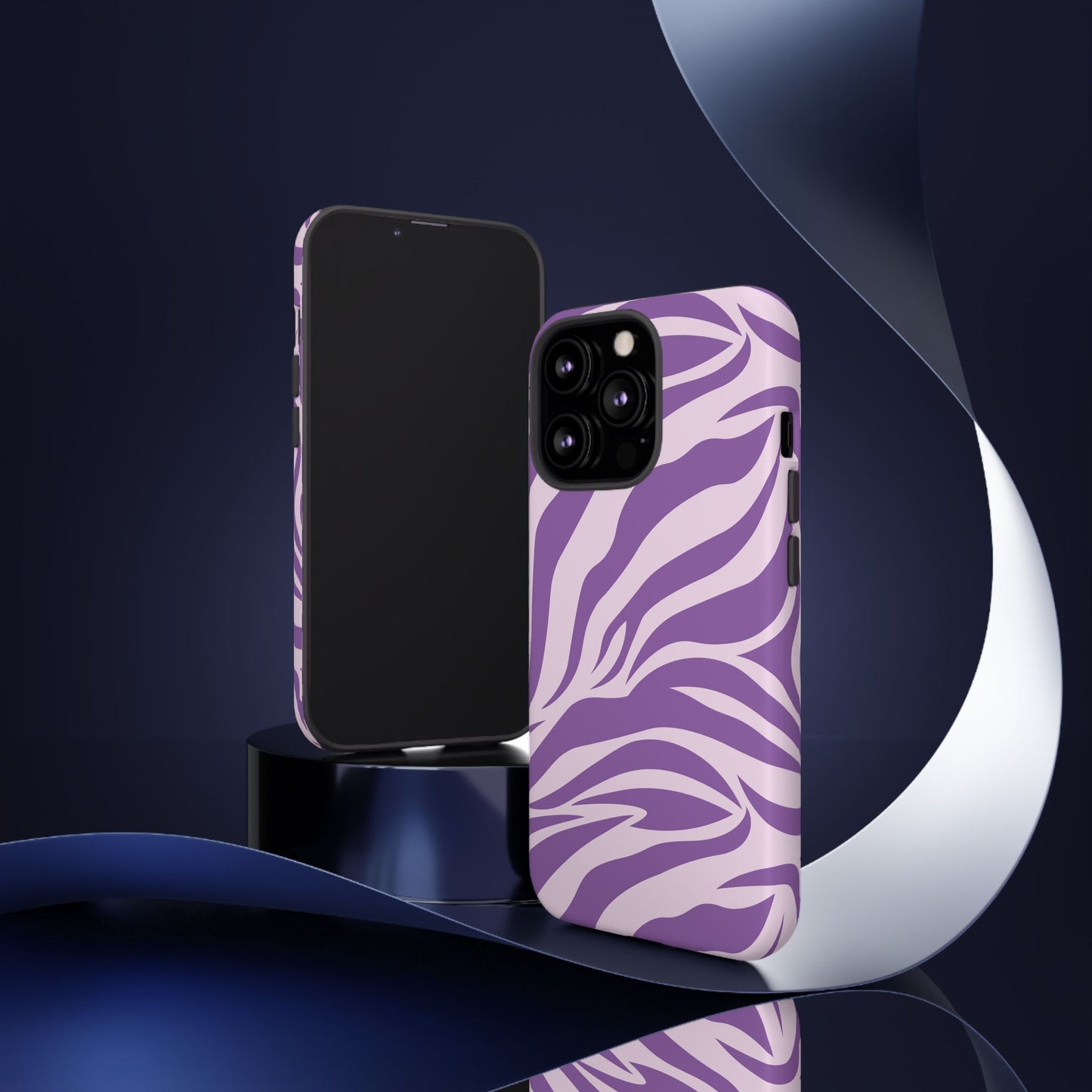 Wild Vibes Purple Animal Print Phone Case