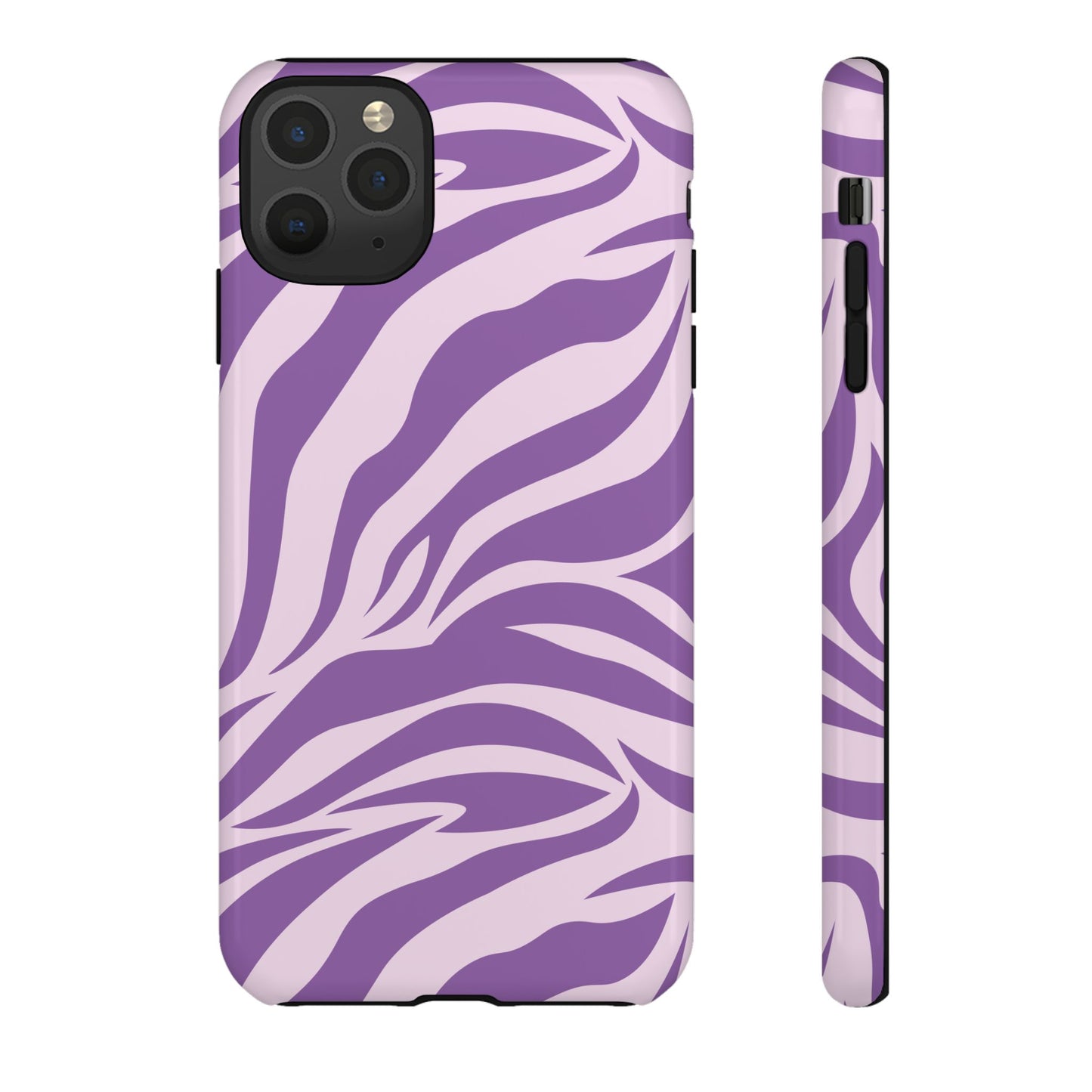 Wild Vibes Purple Animal Print Phone Case