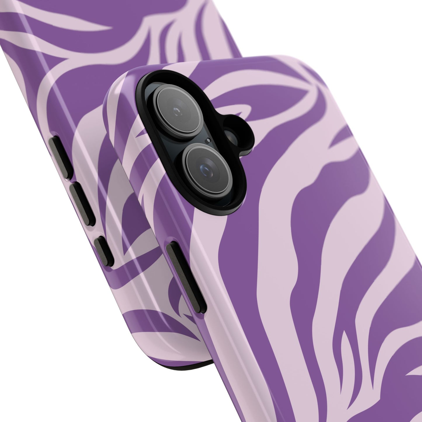 Wild Vibes Purple Animal Print Phone Case