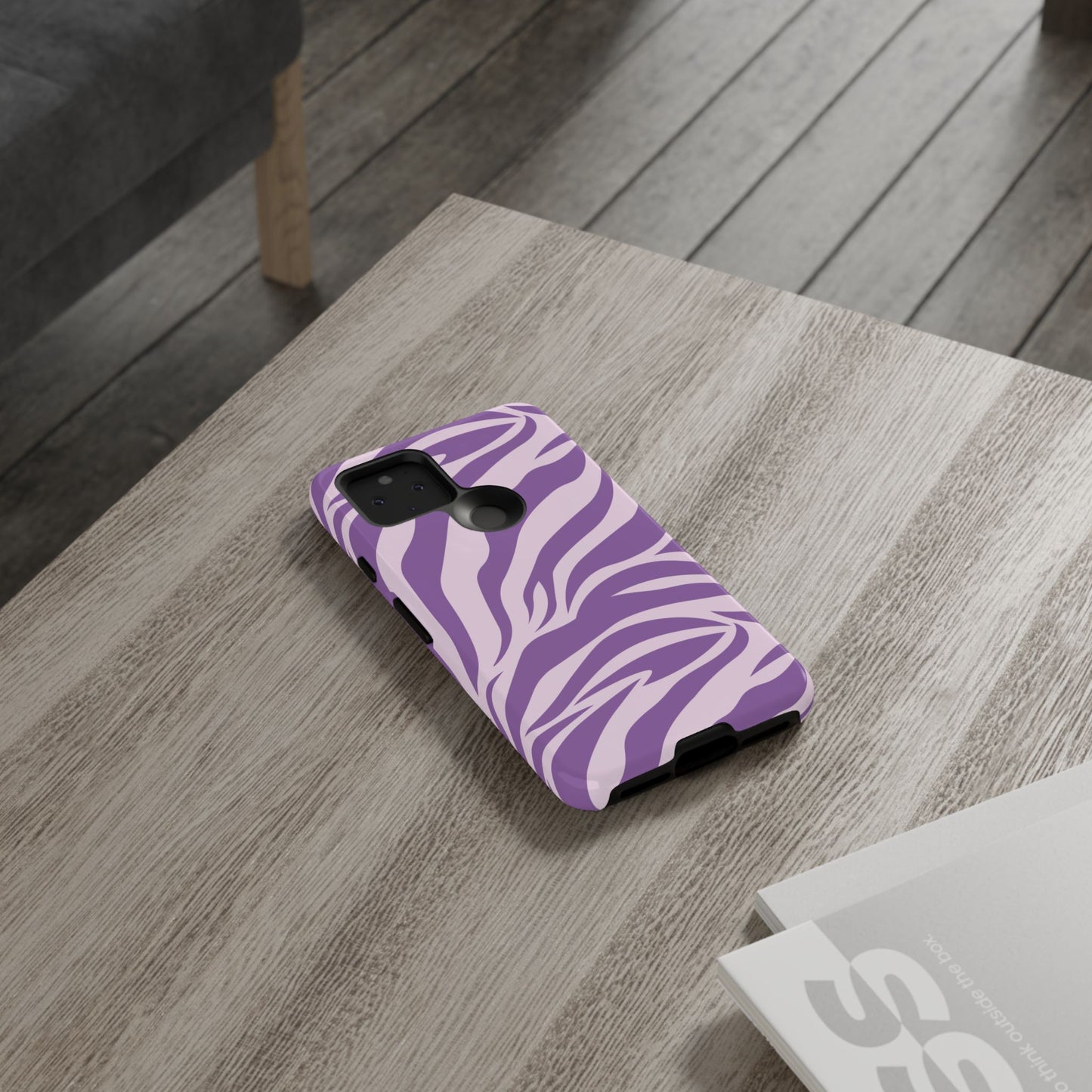 Wild Vibes Purple Animal Print Phone Case