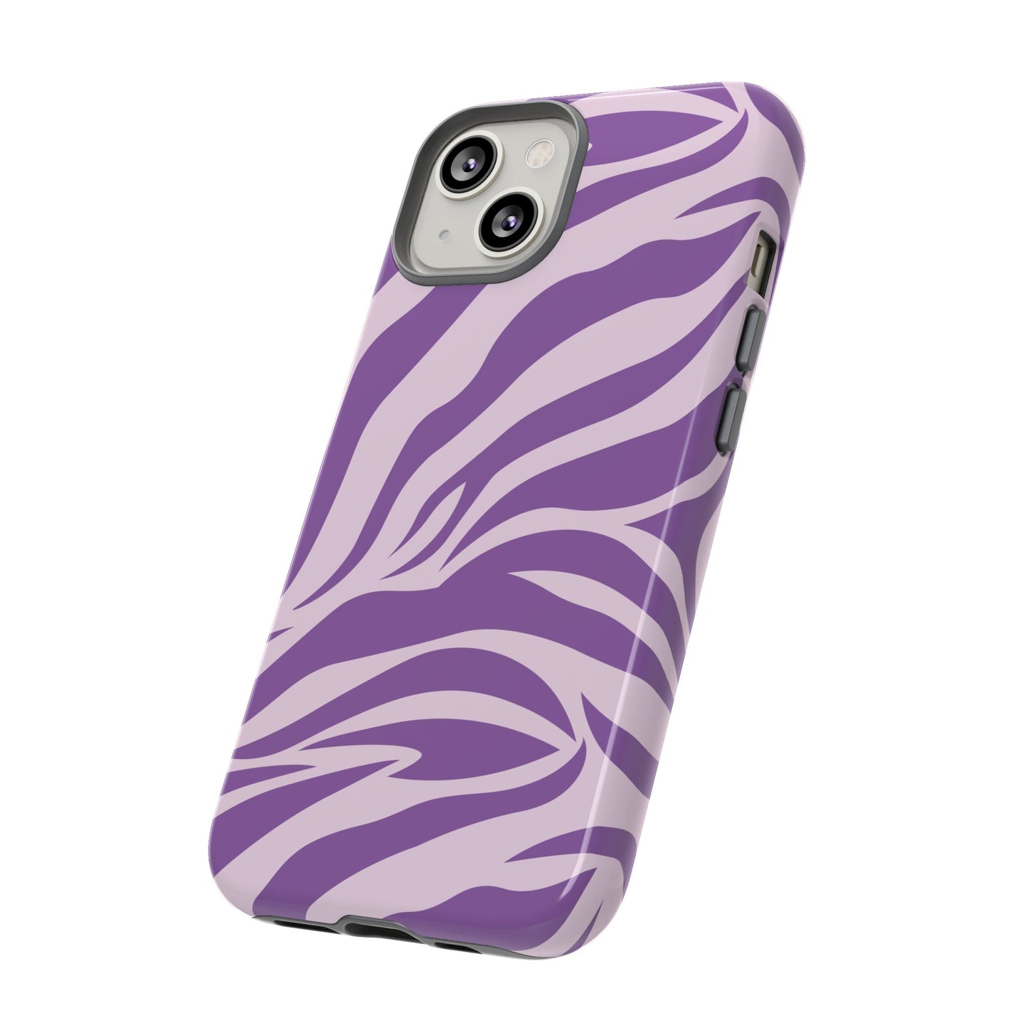 Wild Vibes Purple Animal Print Phone Case